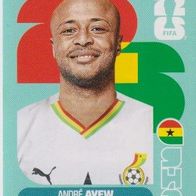 Panini Fussball WM 2026 André Ayew GHA Bild Nr 17