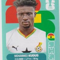 Panini Fussball WM 2026 Mohammed Kudus GHA Bild Nr 14