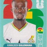 Panini Fussball WM 2026 Kamaldeen Sulemana GHA Bild Nr 12