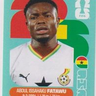 Panini Fussball WM 2026 Abdul Fatawu Issahaku GHA Bild Nr 9