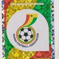 Panini Fussball WM 2026 Wappen GHA Bild Nr 1