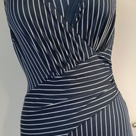 Badeanzug Gr.38 dunkelblau weiß von Blue Motion Stretch neu