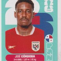 Panini Fussball WM 2026 José Córdoba PAN Bild Nr 8