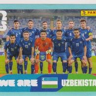 Panini Fussball WM 2026 Mannschaftsbild UZB Bild Nr 13