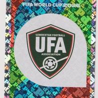 Panini Fussball WM 2026 Wappen UZB Bild Nr 1