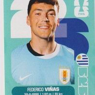 Panini Fussball WM 2026 Federico Viñas URU Bild Nr 18