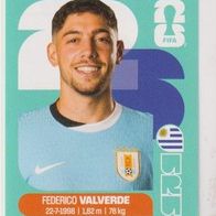 Panini Fussball WM 2026 Federico Valverde URU Bild Nr 10