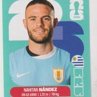 Panini Fussball WM 2026 Nahitan Nández URU Bild Nr 9