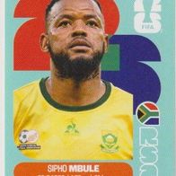 Panini Fussball WM 2026 Sipho Mbule RSA Bild Nr 16