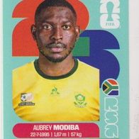 Panini Fussball WM 2026 Aubrey Modiba RSA Bild Nr 4