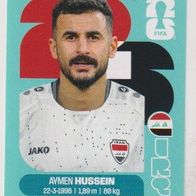 Panini Fussball WM 2026 Aymen Hussein IRQ Bild Nr 19
