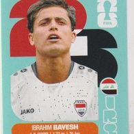 Panini Fussball WM 2026 Ibrahim Bavesh / Bayesh IRQ Bild Nr 11