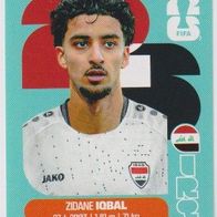 Panini Fussball WM 2026 Zidane Iqbal IRQ Bild Nr 9
