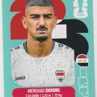 Panini Fussball WM 2026 Merchas Doski IRQ Bild Nr 6