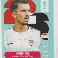 Panini Fussball WM 2026 Hussein Ali IRQ Bild Nr 4