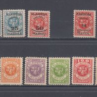Briefmarken Memel Klaipeda Litauische Besetzung