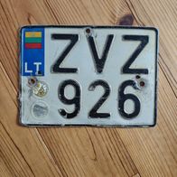 Nummernschild Litauen / Vilnius