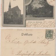 Schlawin- Carwitz 1906-Kirche-Pfarrhaus Erh.1