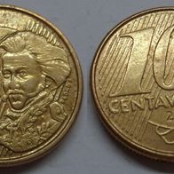 Brasilien 10 Centavos 2002 ## K.