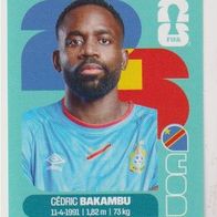 Panini Fussball WM 2026 Cédric Bakambu COD Bild Nr 19