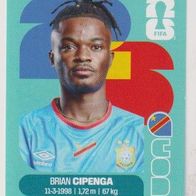 Panini Fussball WM 2026 Brian Cipenga COD Bild Nr 17