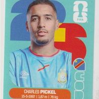 Panini Fussball WM 2026 Charles Pickel COD Bild Nr 8