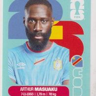 Panini Fussball WM 2026 Arthur Masuaku COD Bild Nr 5