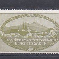 alte Reklamemarke - Verschönerungs- u. Fremdenverkehrsverein Berchtesgaden (409)