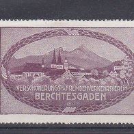 alte Reklamemarke - Verschönerungs- u. Fremdenverkehrsverein Berchtesgaden (410)