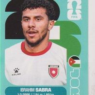 Panini Fussball WM 2026 Ibrahim Sabra JOR Bild Nr 20