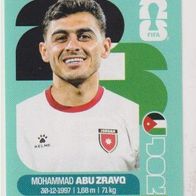 Panini Fussball WM 2026 Mohammad Abu Zrayq JOR Bild Nr 19