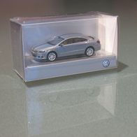 Volkswagen VW Passat CC Coupé graumetallic Werbe Promo Wiking 1:87 OVP