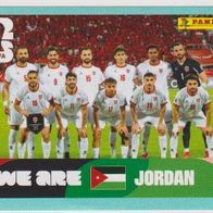 Panini Fussball WM 2026 Mannschaftsbild JOR Bild Nr 13