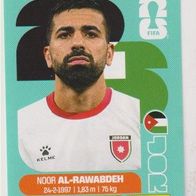 Panini Fussball WM 2026 Noor Al-Rawabdeh JOR Bild Nr 11