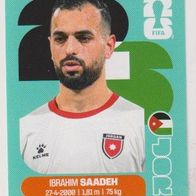 Panini Fussball WM 2026 Ibrahim Saadeh JOR Bild Nr 9