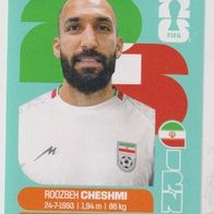 Panini Fussball WM 2026 Roozbeh Cheshmi IRN Bild Nr 15