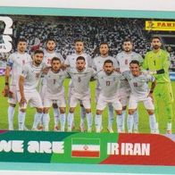 Panini Fussball WM 2026 Mannschaftsbild IRN Bild Nr 13
