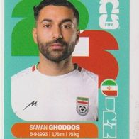Panini Fussball WM 2026 Saman Ghoddos IRN Bild Nr 12