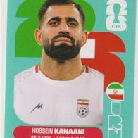 Panini Fussball WM 2026 Hossein Kanaani IRN Bild Nr 8