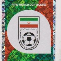 Panini Fussball WM 2026 Wappen IRN Bild Nr 1