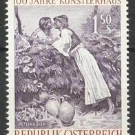 Österreich Mi. Nr. 1088 Gemälde / Gesellsch. bildender Künstler Wien * * <