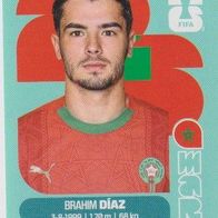 Panini Fussball WM 2026 Brahim Díaz Mar Bild Nr 19