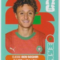 Panini Fussball WM 2026 Eliesse Ben Seghir Mar Bild Nr 12