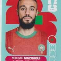 Panini Fussball WM 2026 Noussair Mazraoui Mar Bild Nr 5