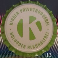 Kirner Holunder Alkoholfrei Bier Brauerei Fassbrause Kronkorken neu 2026 in unbenutzt