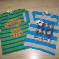 2x tolles & trendiges T-Shirt YiGGA Gr.158/164 tolle Farben 1x davon NEU!! (0816)