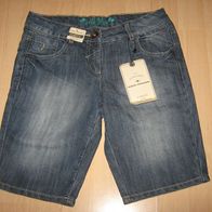NEU tolle Jeansbermuda Jeans - Bermuda TOM TAILOR Gr. 152 NEU tolle Waschung (0816)
