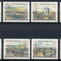 Österreich Mi. Nr. 1164 bis 1171 Briefmarkenausstellung WIPA 1965 * * <