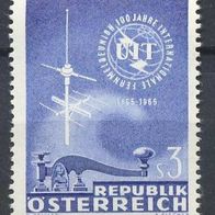 Österreich Mi. Nr. 1181 Innternationale Fernmeldeunion ITU * * <
