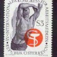 Österreich Mi. Nr. 1217 Internat. Kongreß für Arbeitsmedizin * * <